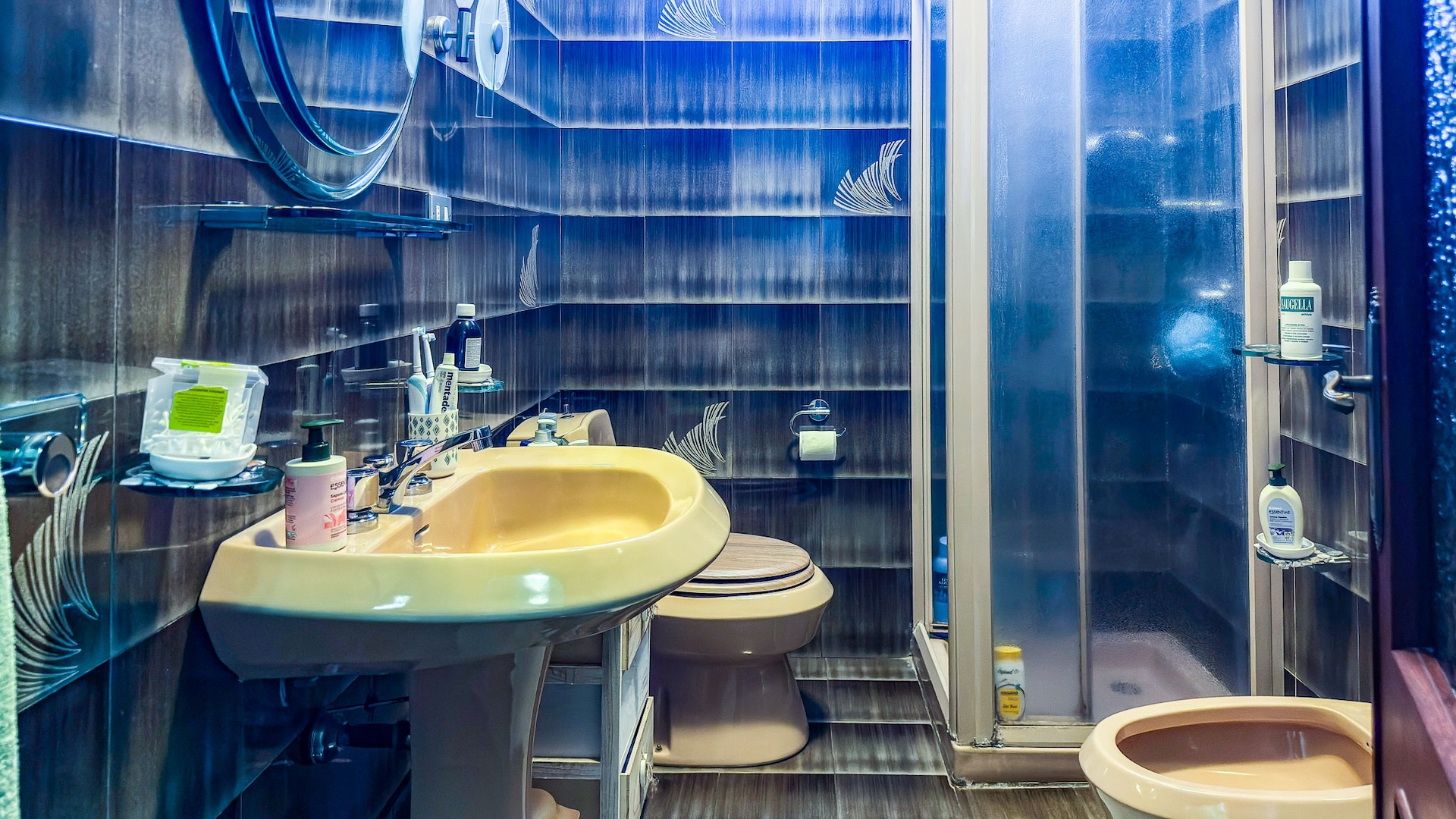 Bagno con doccia della porzione indipendente